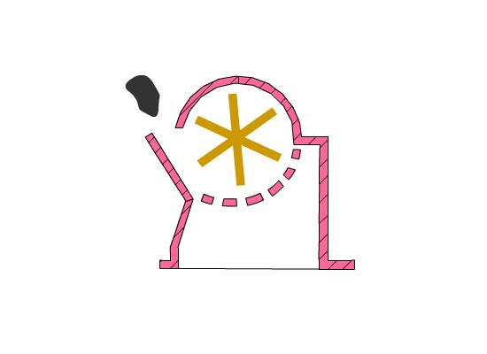 衝擊（jī）式（shì）破碎機動態原理圖（tú）